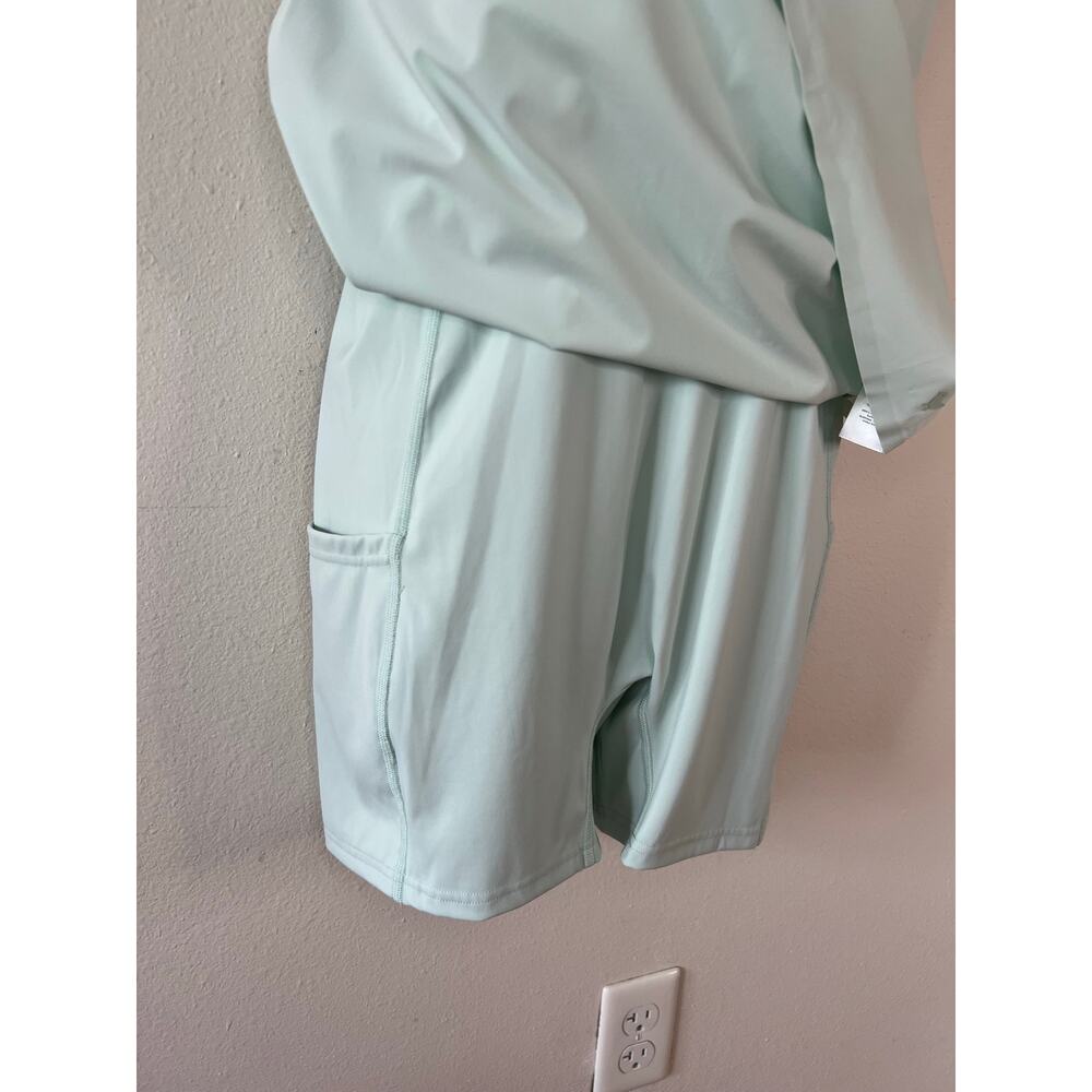 Bad Birdie Core Performance Gold Dress in Mint Green, size L, NWT - Picture 4 of 12